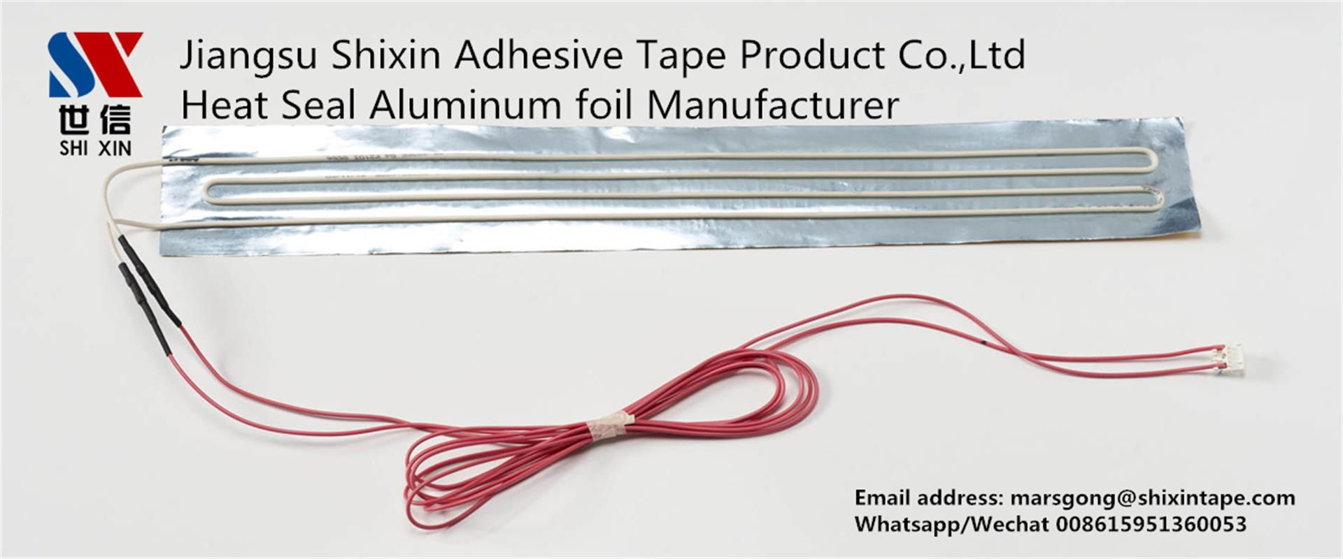 Heat seal aluminum foil tape