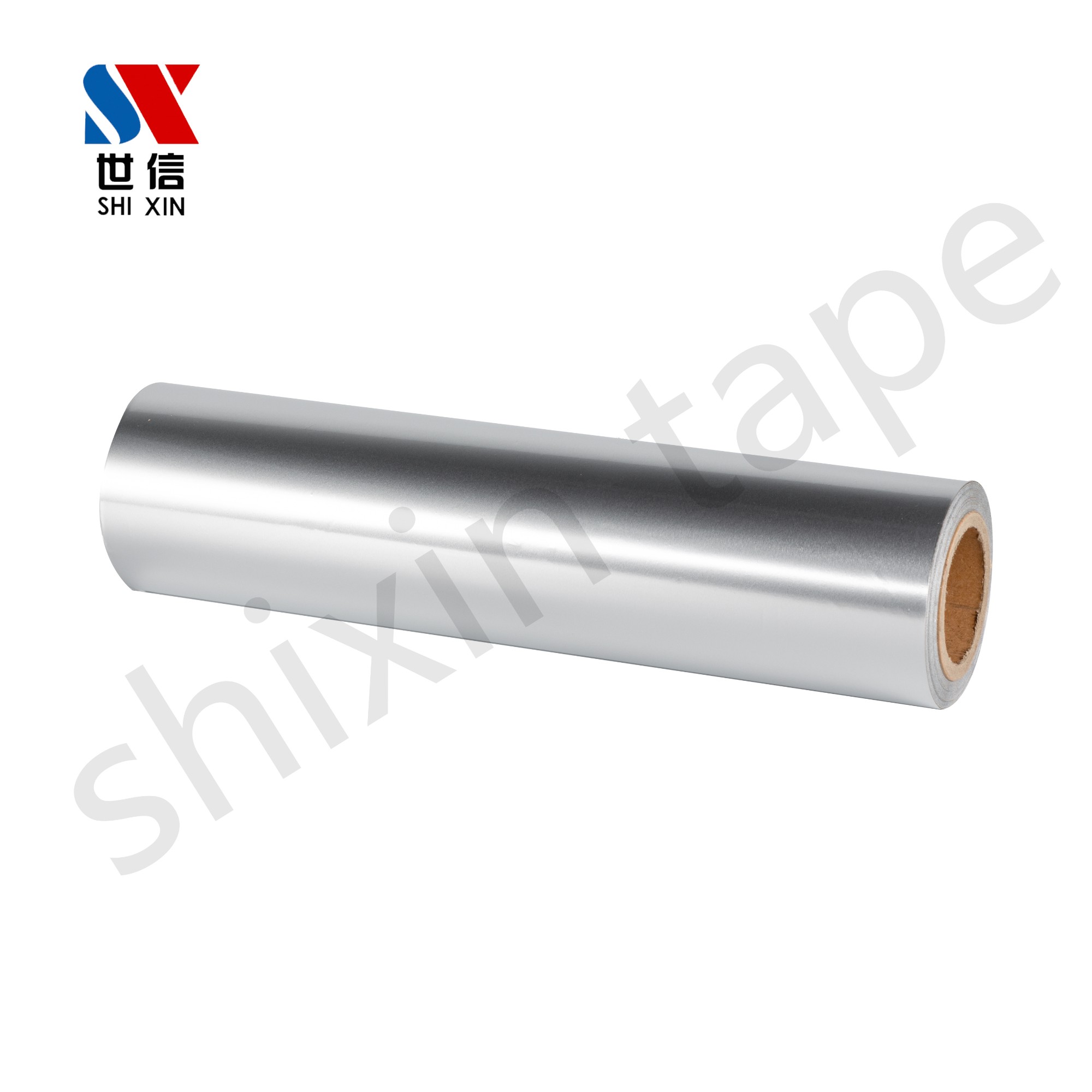 Heat seal aluminum foil tape without release film