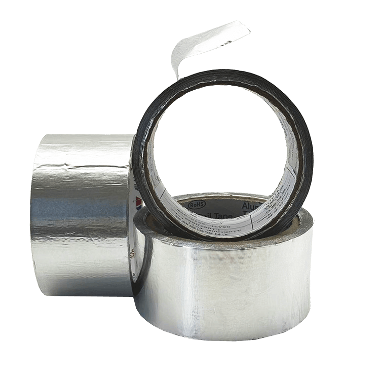 Heat-Resistant Linerless Foil Tape for Flame & Pipe Protection Heat-Resistant Linerless Foil Tape for Flame & Pipe Protection