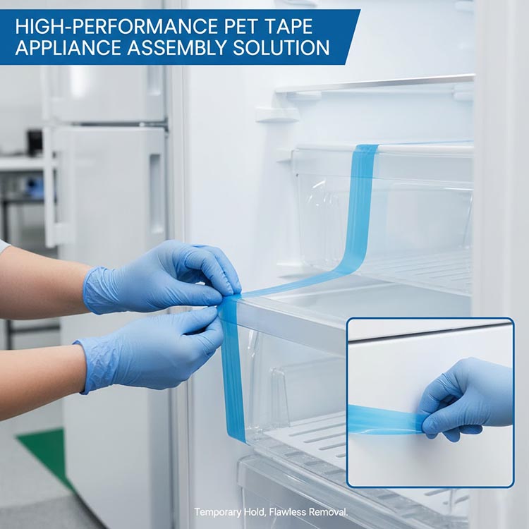 Blue PET Adhesive Tape