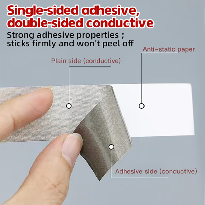 Salt spray resistant and corrosion resistant plain weave conductive cloth tape Salt spray resistant and corrosion resistant plain weave conductive cloth tape